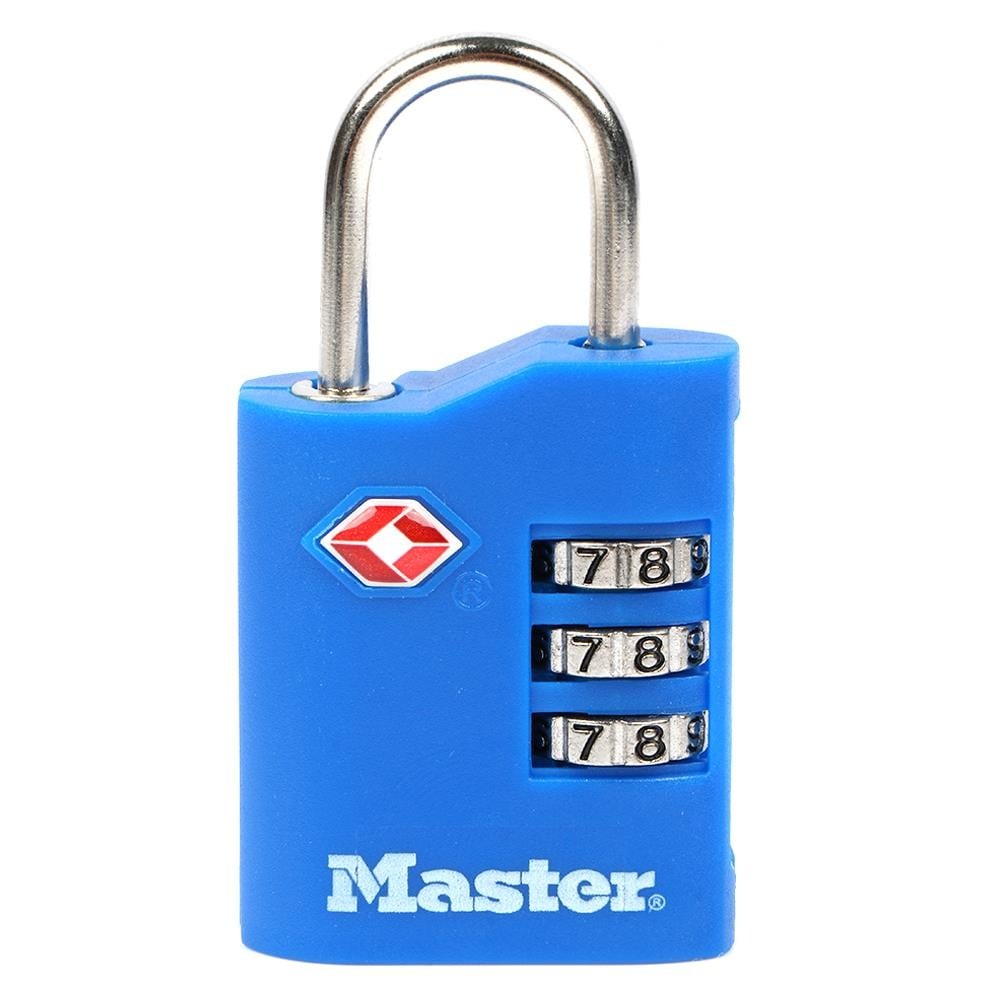 MASTER LOCK กุญแจคล้อง MASTER LOCK 4686EURT 30 มม. อุปกรณ์ประตู กุญแจคล้อง COMBINATION PADLOCK MASTE