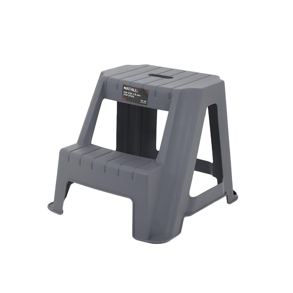 MATALL บันได STEP MATALL PN9140 2 ขั้น สีเทา บันได บันไดสเต็ป STEP STOOL MATALL PN9140 2-STEP GREY 
บันไดรูปแบบ 2 ขั้น ใ
