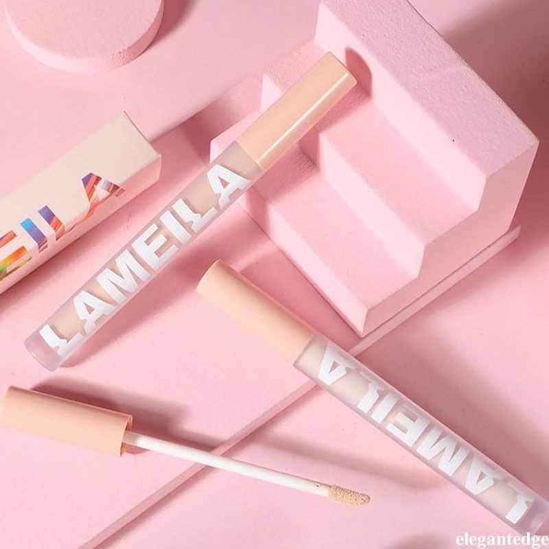 elegantedge High Gloss Foundation คอนซีลเลอร์ปากกา Liquid Foundation Oil Control และ Moisturizing Nude แต่งหน้าไม่ง่ายที่จะถอด