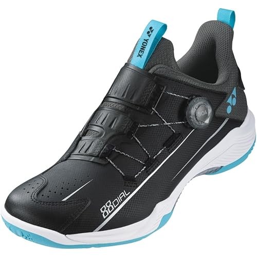 YONEX Badminton Shoes Power Cushion 88 Dial Wide Black / Ice Blue 23.0 cm