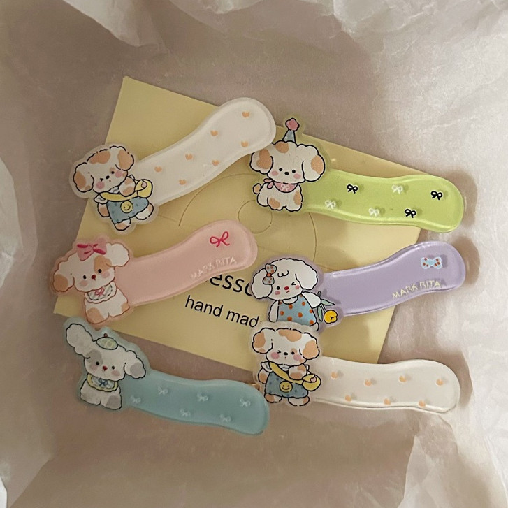candypop น่ารัก Candy สีลูกสุนัขคลิปผมสไตล์ญี่ปุ่นสาว Bangs คลิปหวานด้านข้างคลิปผม