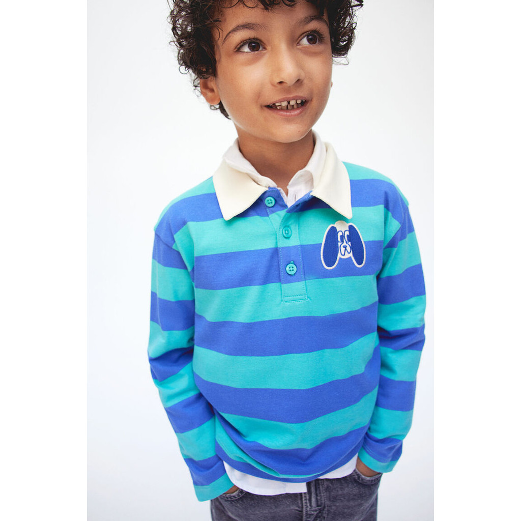 H&M Boy Cotton rugby shirt 1248298_1