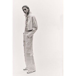 H&M(เอชแอนด์เอ็ม) ผู้หญิง กางเกงคาร์โก้ทวิล 1203810_1