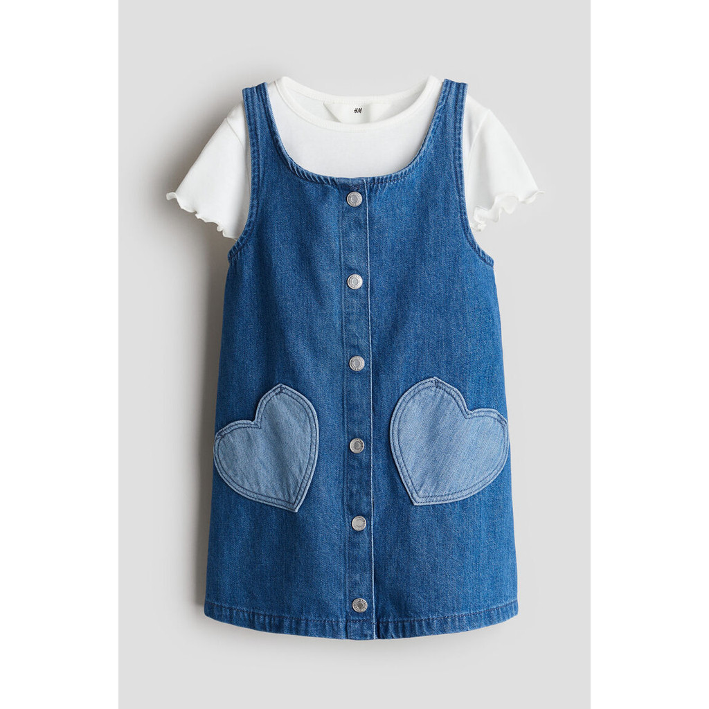 H&M Girls 2-piece dress and top set 1251251_1