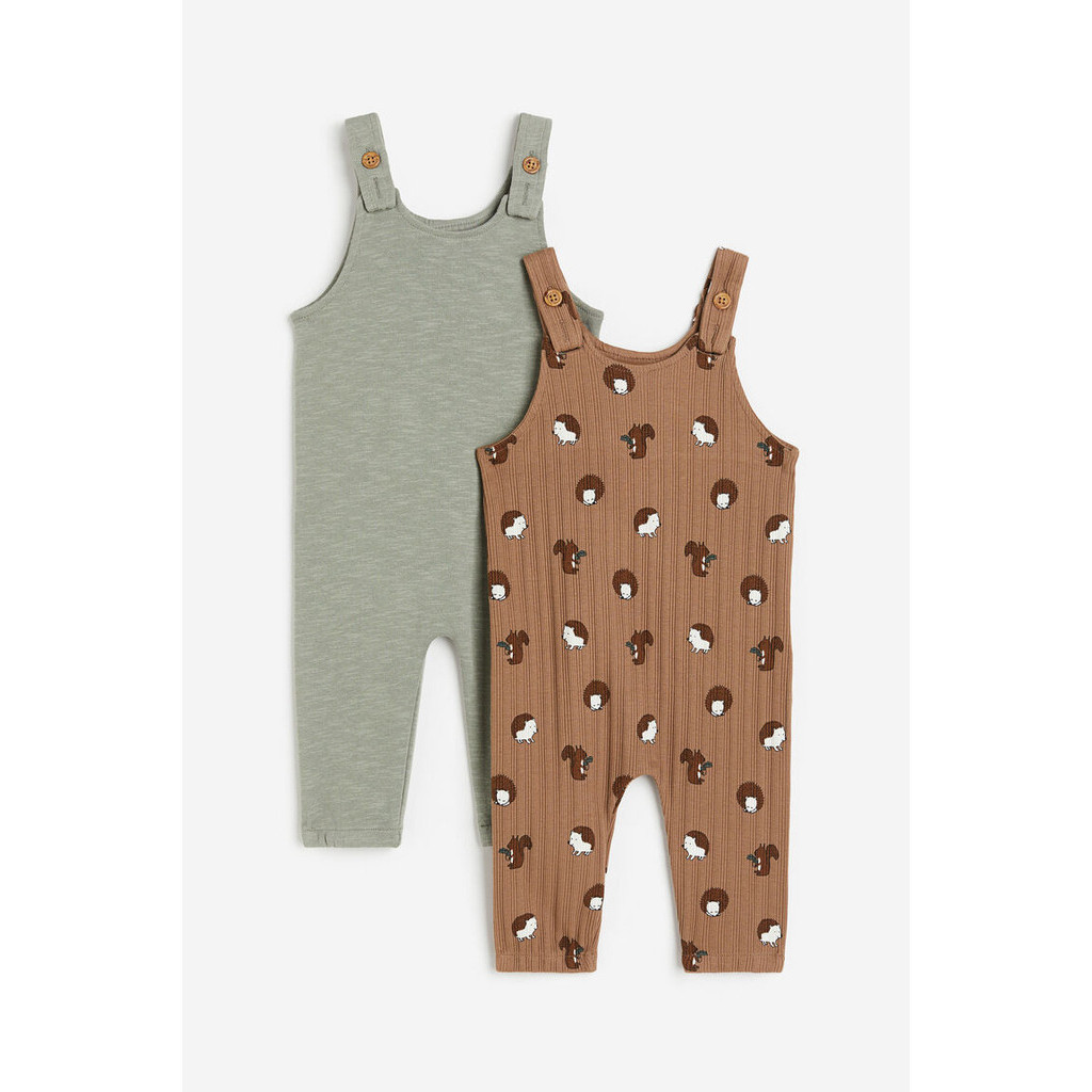 H&M Boy 2-pack cotton dungarees 1166642_1