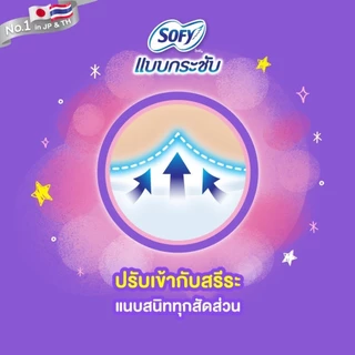 โซฟีแบบกระชับเดย์ไนท์ 29 ซม. 12 ชิ้น (รุ่นห่อคุโรมิ) จำนวน 3 แพ็ค Sofy Body Fit Day&night 29CM 12pcs Pack 3