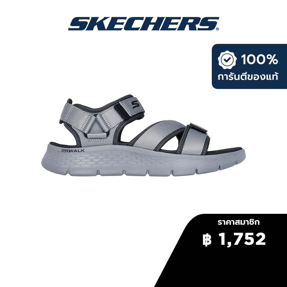 Skechers สเก็ตเชอร์ส รองเท้าแตะผู้ชาย Men On-The-GO GOwalk Flex Walking Sandals - 229207-GYCC