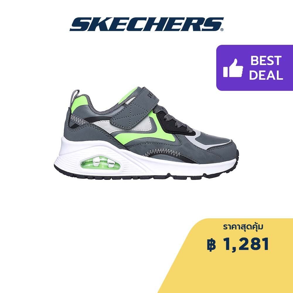 Skechers สเก็ตเชอร์ส รองเท้าเด็กผู้ชาย Boys Street Uno Gen1 Color Rays Shoes - 403646L-CCLM Air-Cooled Memory Foam