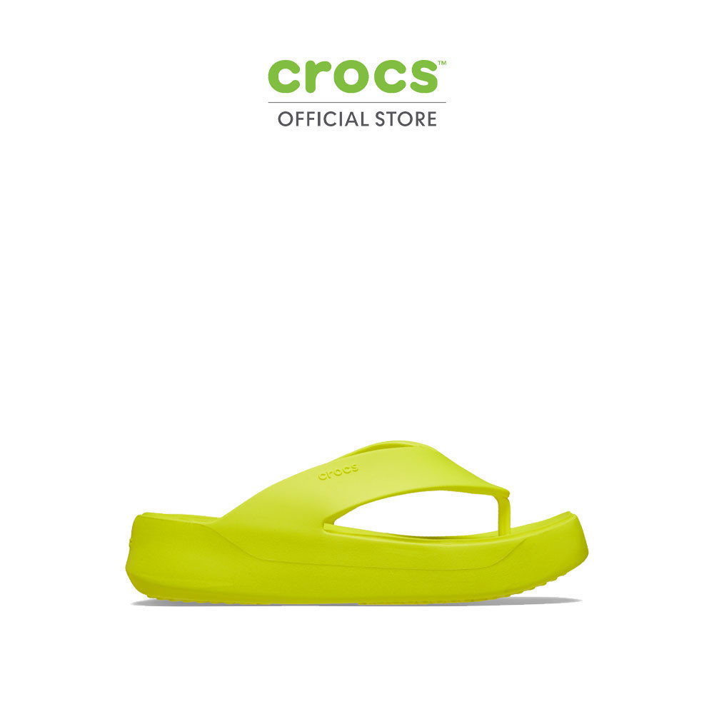 CROCS รองเท้าแตะผู้หญิง GETAWAY PLATFORM FLIP รุ่น 20941076M - ACIDITY
