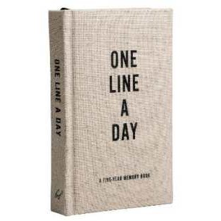 Canvas One Line a Day : A Five-Year Memory Journal (One Line a Day)