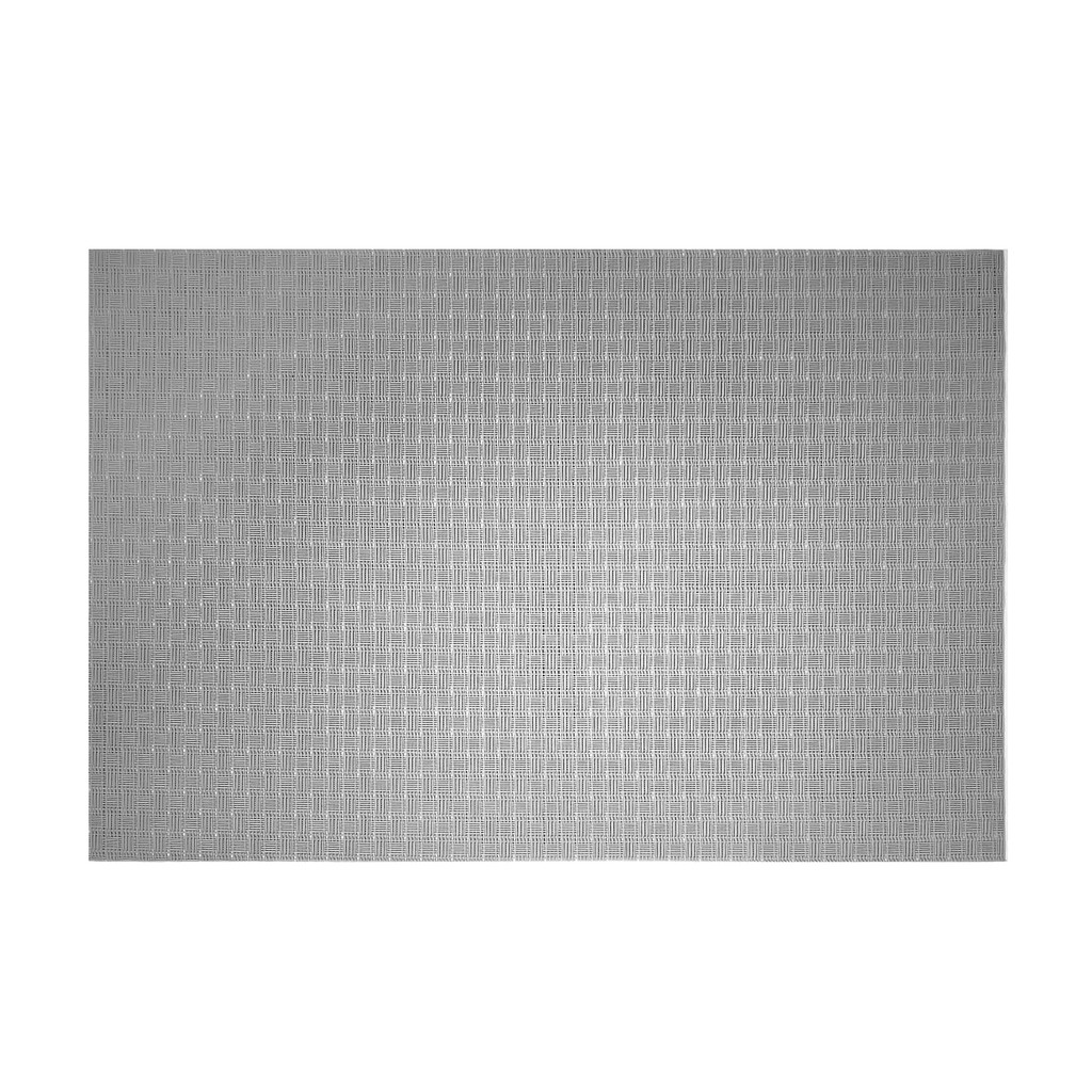 KASSA HOME แผ่นรองจาน PVC รุ่น HK-PVCW-82355 ขนาด 45 x 30 ซม. สีเทา