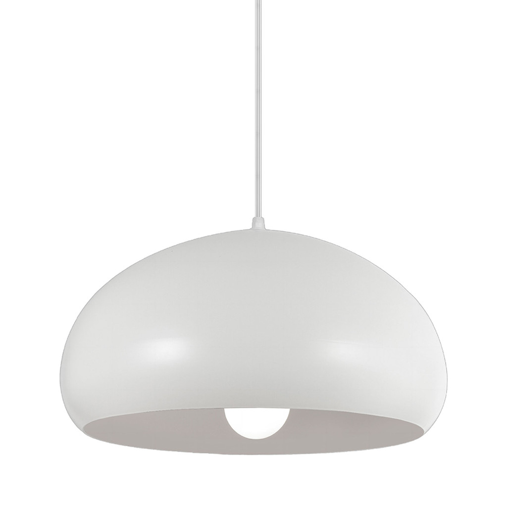 LUZINO โคมไฟแขวนเหล็ก E27x1 LUZINO รุ่น SK0740/1P-WH สีขาว