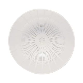 KASSA HOME ฝาชีพลาสติกทรงสูงเบอร์ 35 รุ่น VCP-RS35 ขนาด 25 x 25 x 21 ซม. สีขาว