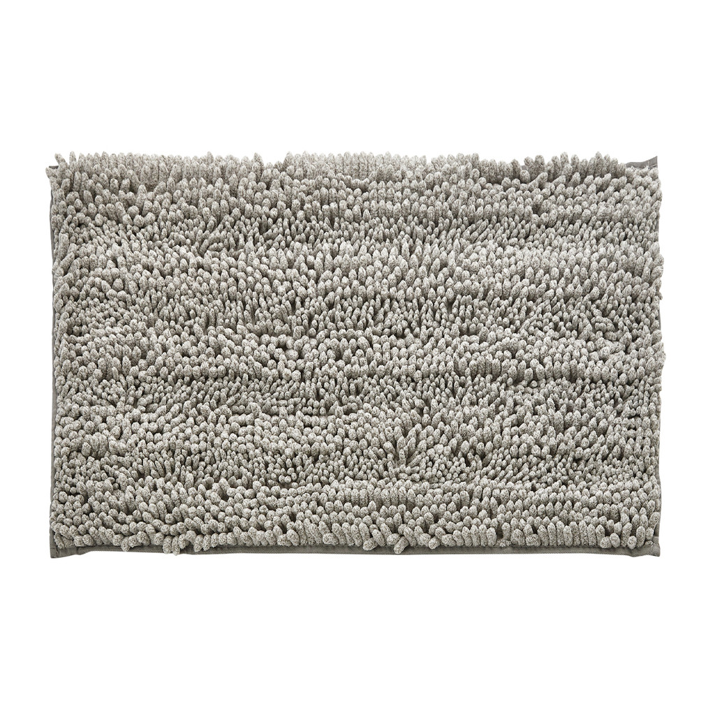 KASSA HOME พรมเช็ดเท้า Coral รุ่น BM_CD5080-LGY ขนาด 50 x 80 ซม. สีเทา
