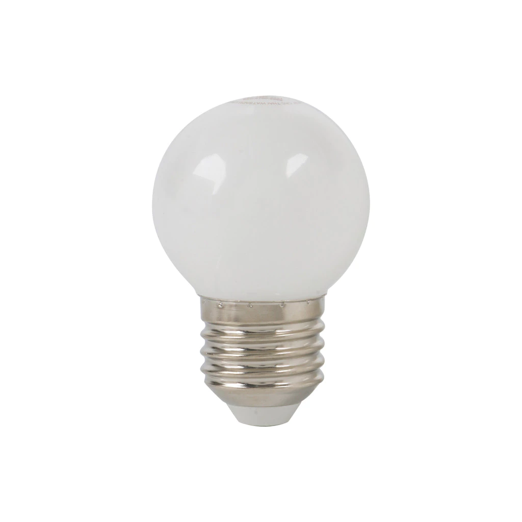 LUZINO หลอดไฟ LED 1 วัตต์ Warm White รุ่น SKG45CBW-1W G45 E27 (แพ็ก 2 หลอด)