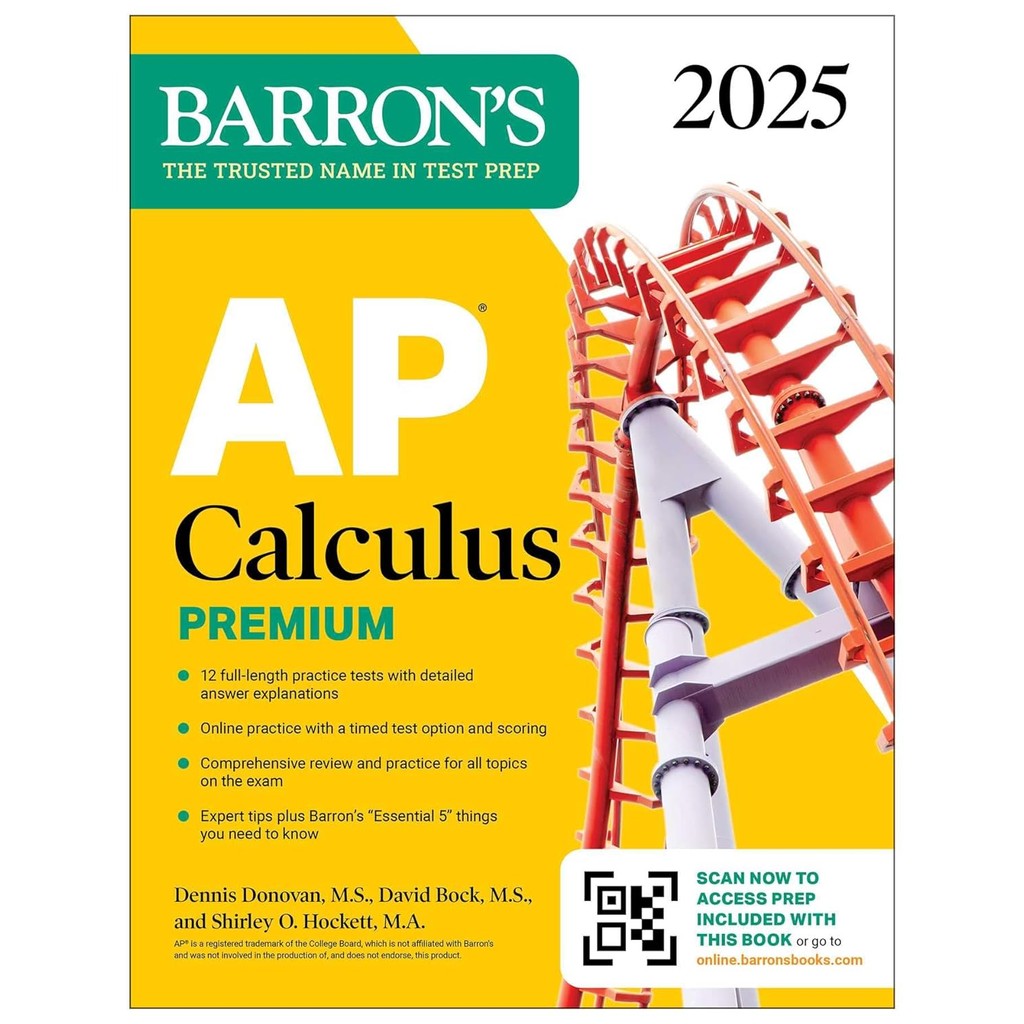 Chulabook|c321|หนังสือ|AP CALCULUS PREMIUM, 2025  :  9781506291680