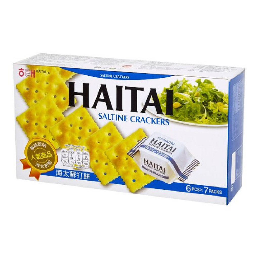 แครกเกอร์กรอบ รสชาติเค็มอ่อนๆ Hai Tai Saltine Crackers 172G