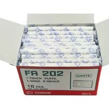 ฝาครอบ 2 ช่อง CHANG (ราคา/1อัน) รุ่น FA-202 [*4-PP-CH02]