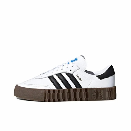 adidas originals Sambarose นิยมทั้งชาย และหญิง sneakers【ของแท้ 100%】Black and white