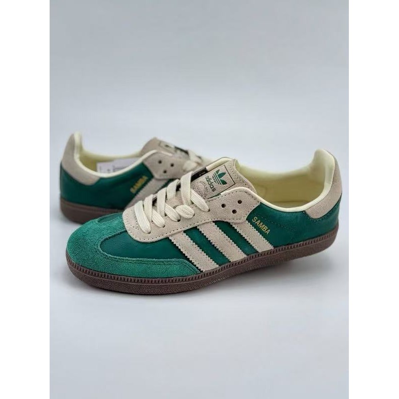 Adidas originals Samba OG รองเท้าผ้าใบลำลอง ทันสมัย ​​สวมใส่สบายและมีน้ำหนักเบา JI3215SJ