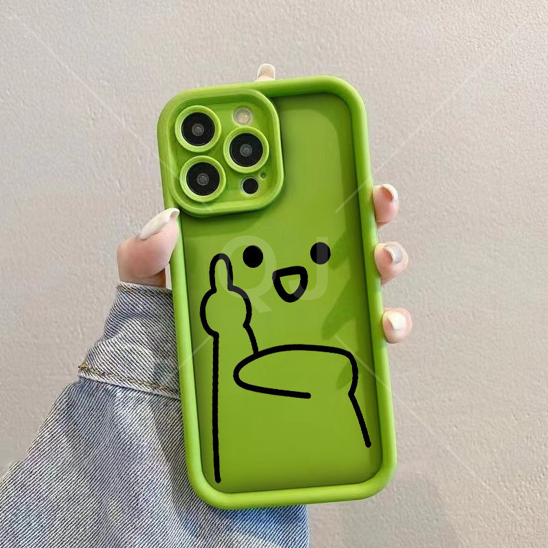 เคส Samsung A16 5G A06 A55 5G A35 5G A25 5G A7 2018 A10 A15 5G A05S A05 A22 5G A70 A70S A01 M10 A01 Core กรณีโทรศัพท์การ์ตูนไม่สุภาพ