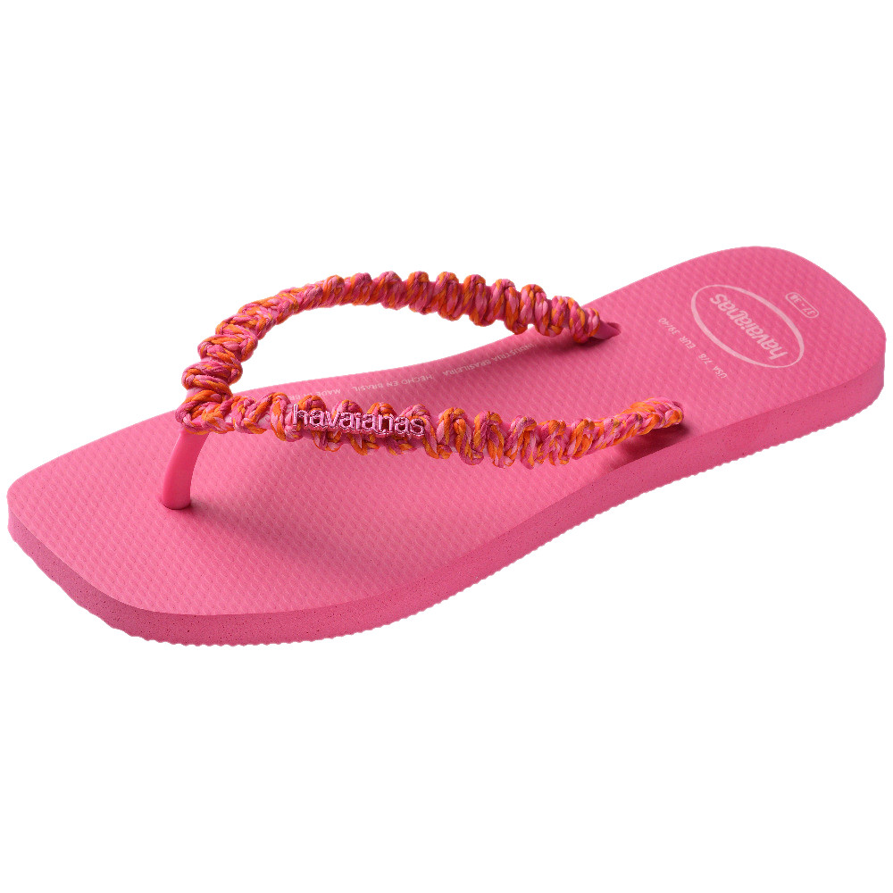 HAVAIANAS รองเท้าแตะผู้หญิง Slim Square Boho Flip Flop PINK 41499455784F_S5PIXX