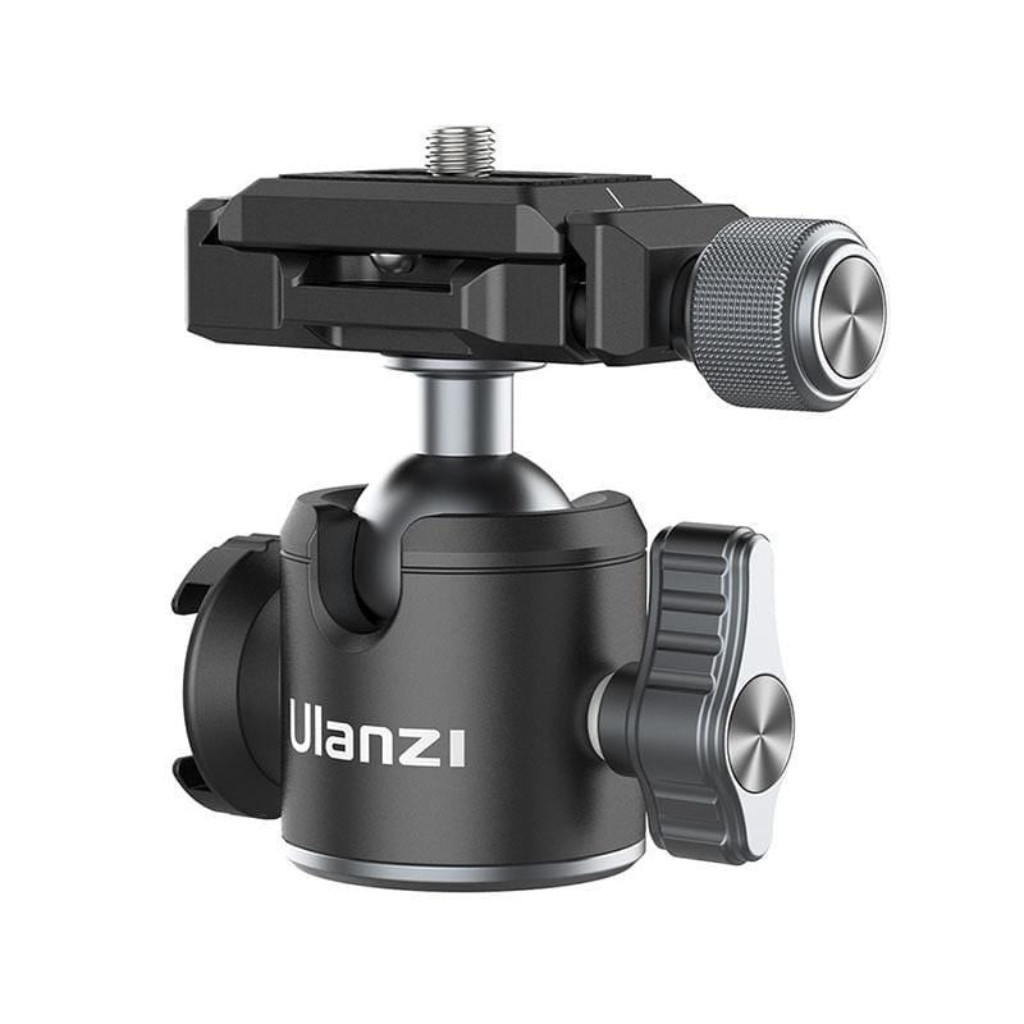 Ulanzi U80L Aluminum Alloy Ball Head หัวบอลต่อขาตั้ง เกลียว 1/4 พร้อมระบบ Arca + Quick Release Plate