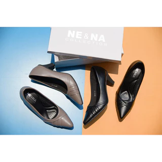 รองเท้าเเฟชั่นผู้หญิงเเบบคัชชูส้นปานกลาง No. 688-44 NE&NA Collection Shoes