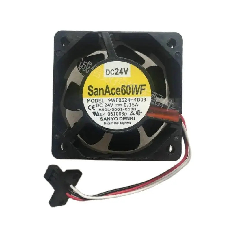 <0>A90L-0001-0508 9WF0624H4D03 DC 24V 0.15A พัดลมระบบ FANUC
