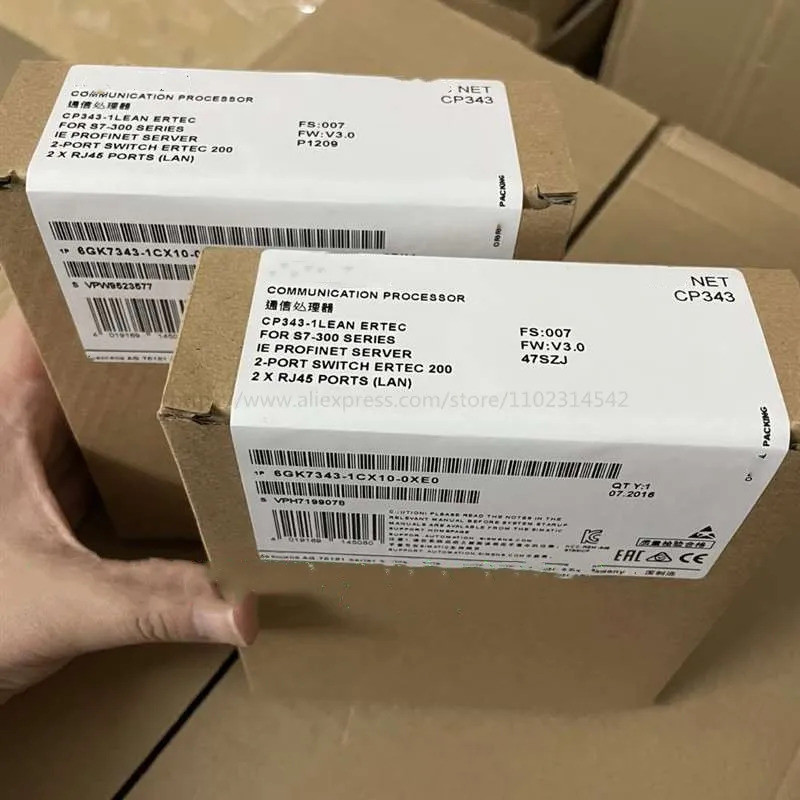 <0>ใหม่ 1 ชิ้น 6GK7343-1CX10-0XE0 6GK7 343-1CX10-0XE0