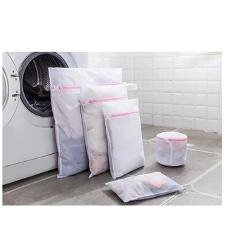 ถุงซักผ้าตาข่าย ถุงถนอมผ้า ถุงซักชุดชั้นใน มี 2 ขนาด (40x50, 50x60 ซม.)