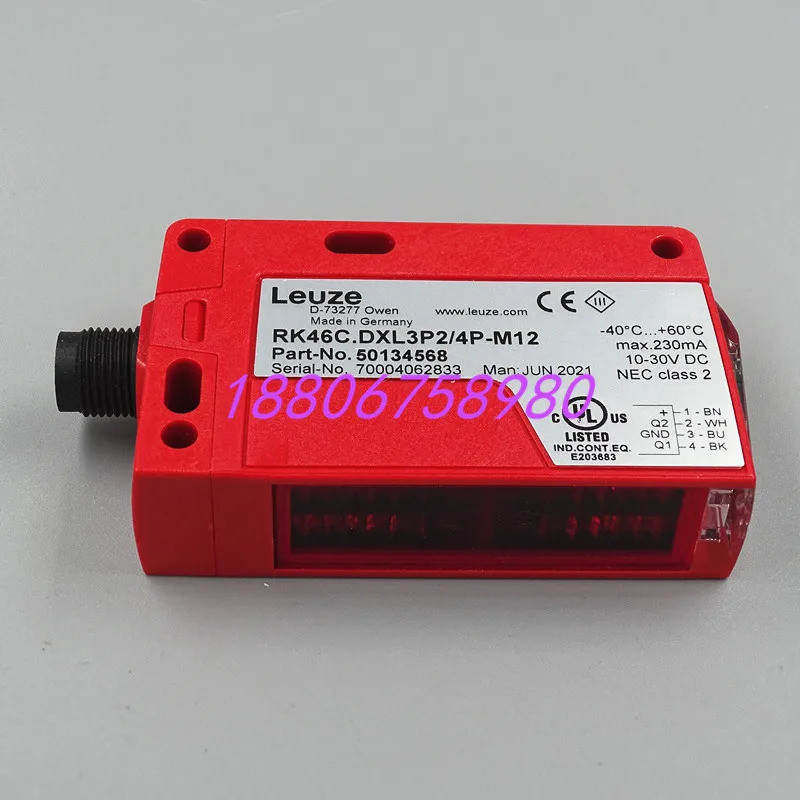 โฟโตอิเล็กทริคเซนเซอร์ Leuze RK46C.DXL3P2/4P-M12 ของแท้ 50134568