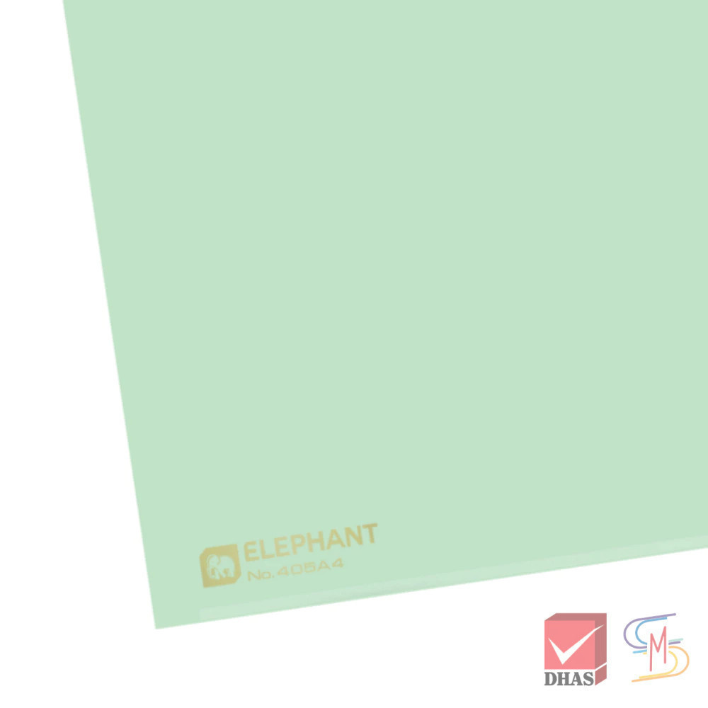 Elephant ตราช้าง แฟ้มใส แฟ้มซองพลาสติก No. 405A4 สีพาสเทล รูปที่ 7