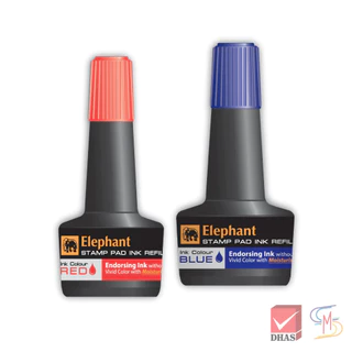 Elephant ตราช้าง หมึกเติม แท่นประทับ 30 มล. จำนวน 1 ขวด