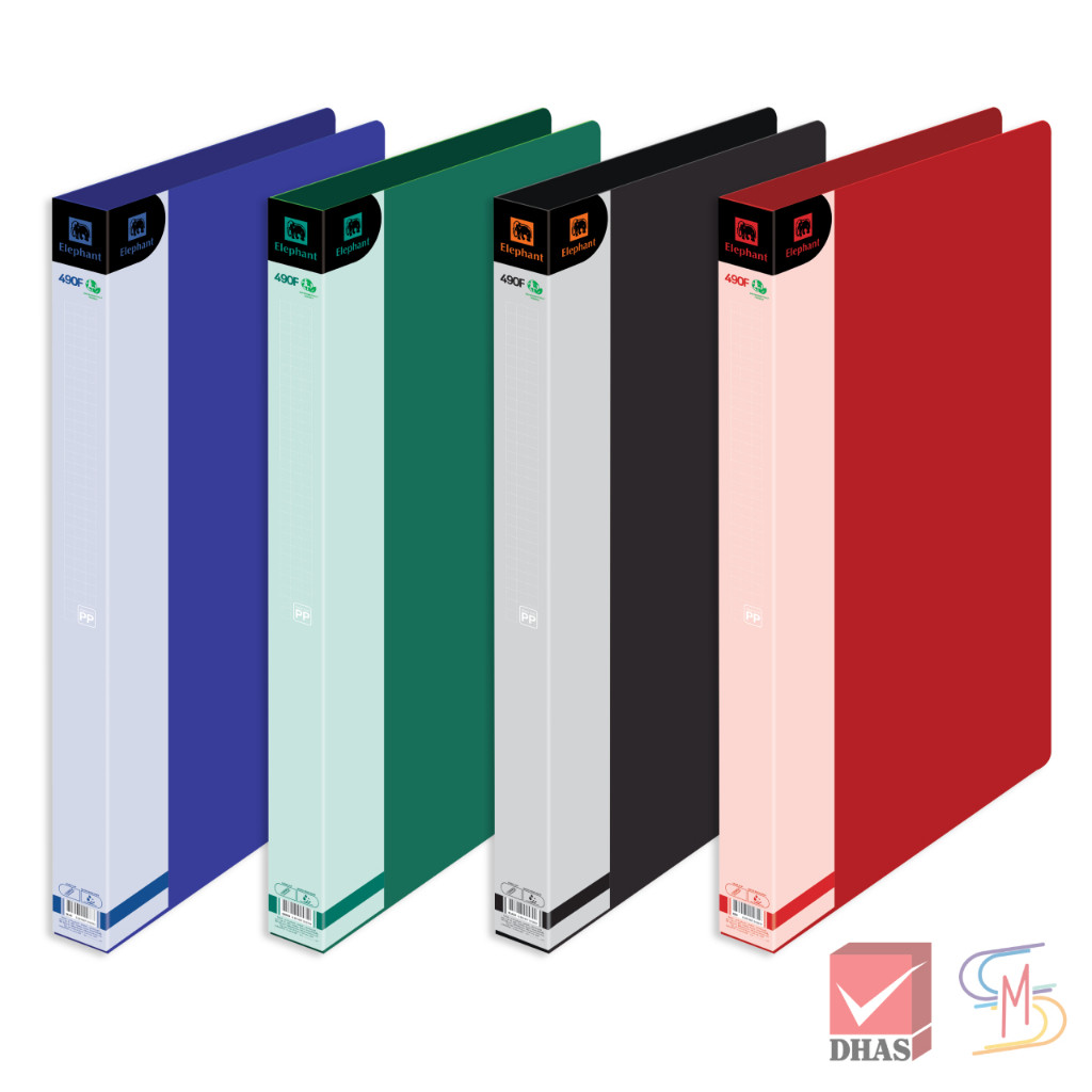 Elephant ตราช้าง แฟ้ม แฟ้มหนีบ สปีด No. 490F จำนวน 1 แฟ้ม