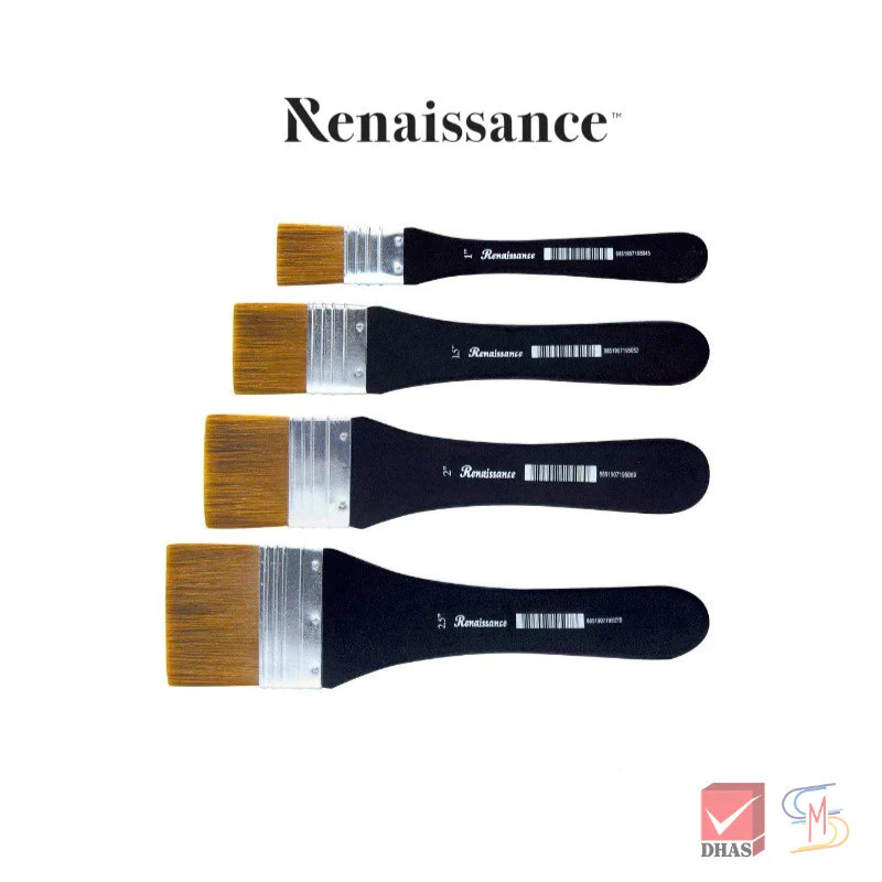 Renaissance พู่กัน แปรงขนทอง แปรงระบายสี