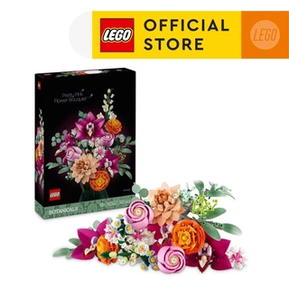 LEGO Botanicals 10342 Pretty Pink Flower Bouquet (749pcs.), Building Blocks, Kids Toy