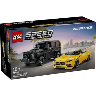 LEGO Speed Champions 76924 Mercedes-AMG G 63 & Mercedes-AMG SL 63 (808pcs.), Building Blocks, Kids Toy