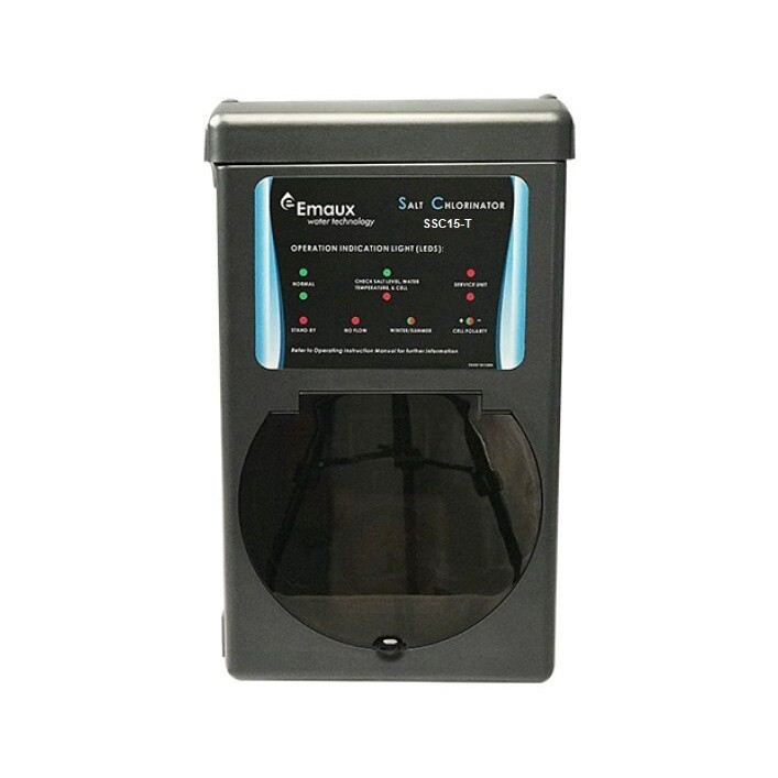 เครื่องเกลือสระว่ายน้ำ Emaux SSC15-E ไม่รวมเชล ไม่รวมกระบอกเชล ไม่รวมสายไฟ SSC15