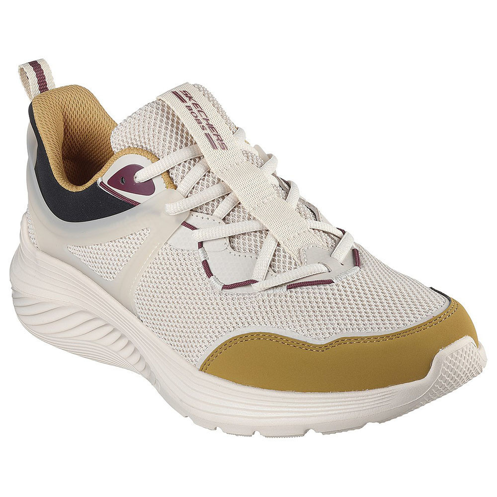 Skechers สเก็ตเชอร์ส รองเท้าลำลองผู้ชาย Men Online Exclusive BOBS Squad Waves Tide Up Shoes - 118221-NTMT Memory Foam