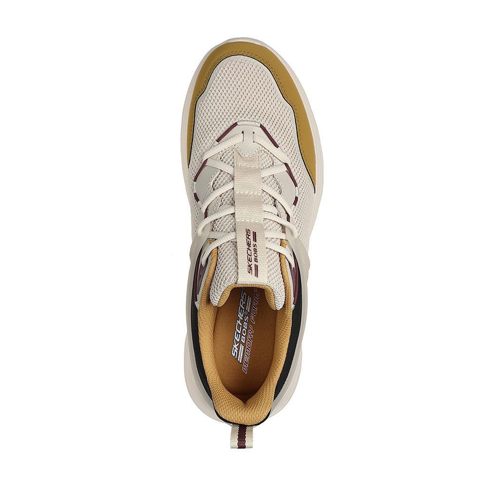 Skechers สเก็ตเชอร์ส รองเท้าลำลองผู้ชาย Men Online Exclusive BOBS Squad Waves Tide Up Shoes - 118221-NTMT Memory Foam