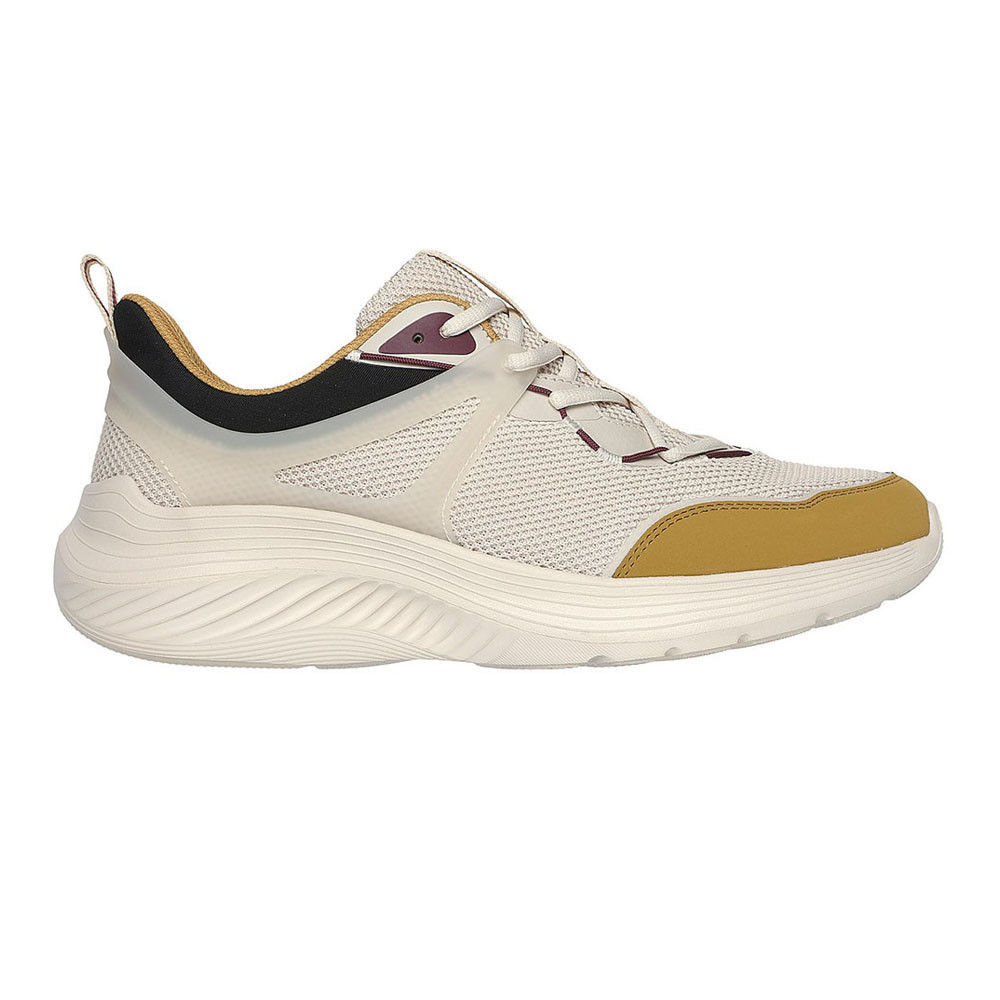 Skechers สเก็ตเชอร์ส รองเท้าลำลองผู้ชาย Men Online Exclusive BOBS Squad Waves Tide Up Shoes - 118221-NTMT Memory Foam
