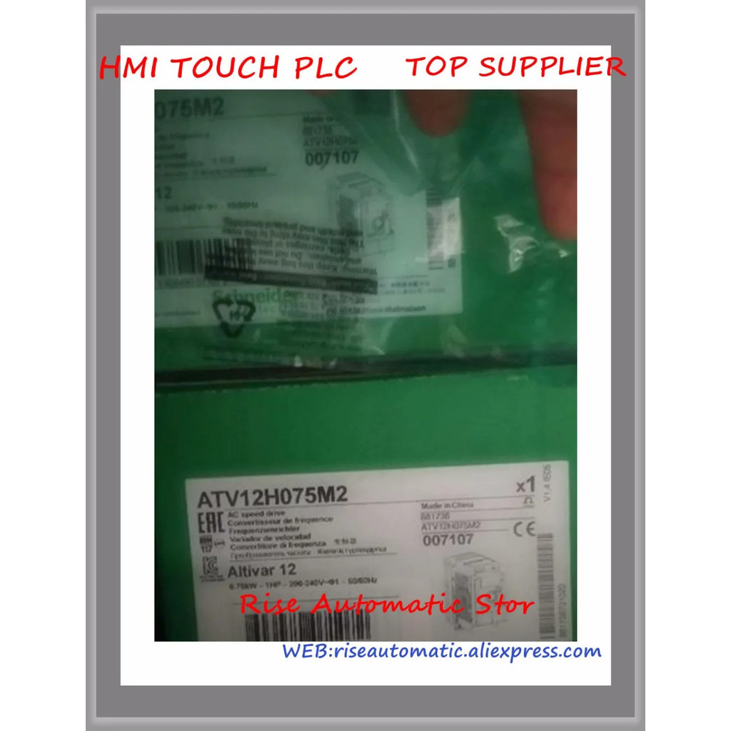 ไดร์เวอร์ความเร็วใหม่ของแท้ ATV12H075M2 200V-240V 0.75kW 750W