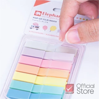 Elephant สติ๊กโก้โน๊ต ฟิล์มอินเด็กซ์ 8X45 มม. จำนวน 140 แผ่น