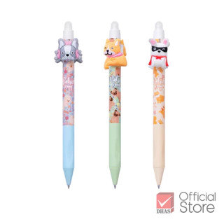 [ซื้อ1แถม1] Quantum ปากกาเจล ปากกาลบได้ EG02 น้ำเงิน 0.5 คละลาย จำนวน 1 ด้าม