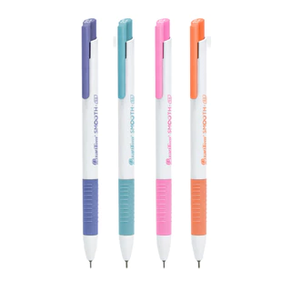 Quantum ปากกา ปากกาลูกลื่น เจลลูลอยด์ สมูท 0.5 น้ำเงิน สีพาสเทล จำนวน 1 ด้าม