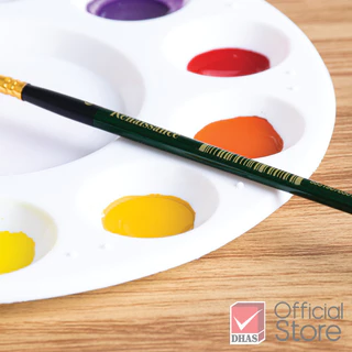 Renaissance จานสี จานสีนํ้า ทรงกลม RNS-D1 ขนาด 17cm. จำนวน 1 ชิ้น