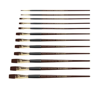 Renaissance พู่กัน สีอะคริลิค พู่กันหัวแบน จำนวน 1 ด้าม (1/2)