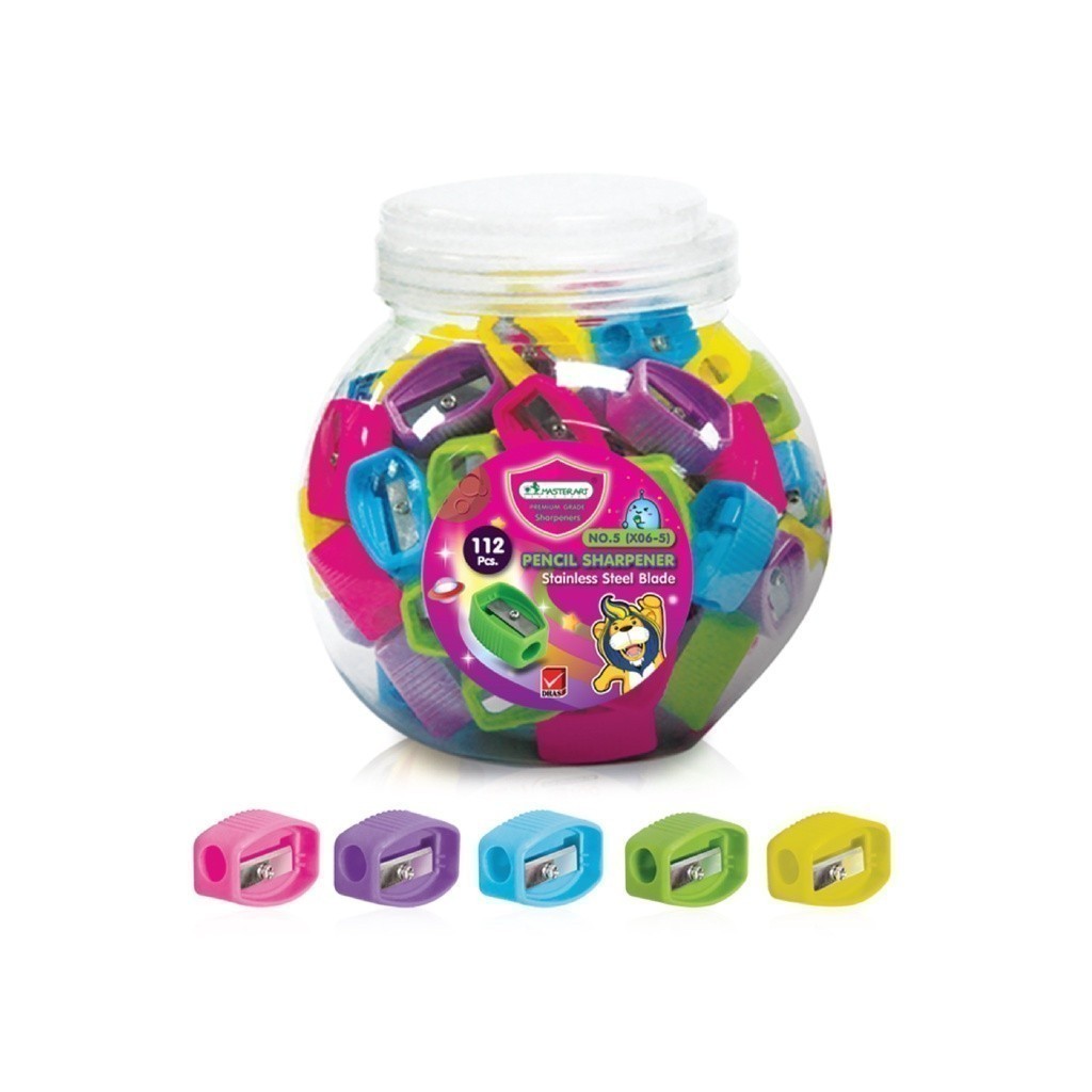 Master Art กบเหลาดินสอ No.5 คละสี จำนวน 1 ชิ้น