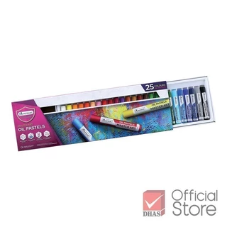 Master Art สีชอล์ก สีชอล์กน้ำมัน 25 สี เนื้อสีสด เนียนนุ่ม – จำนวน 1 กล่อง